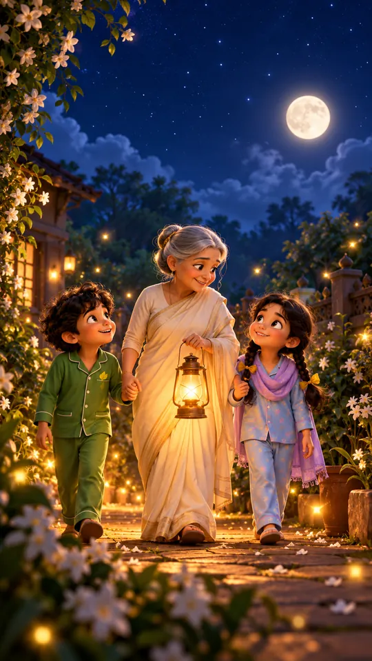 Dadi's Lantern Garden poster